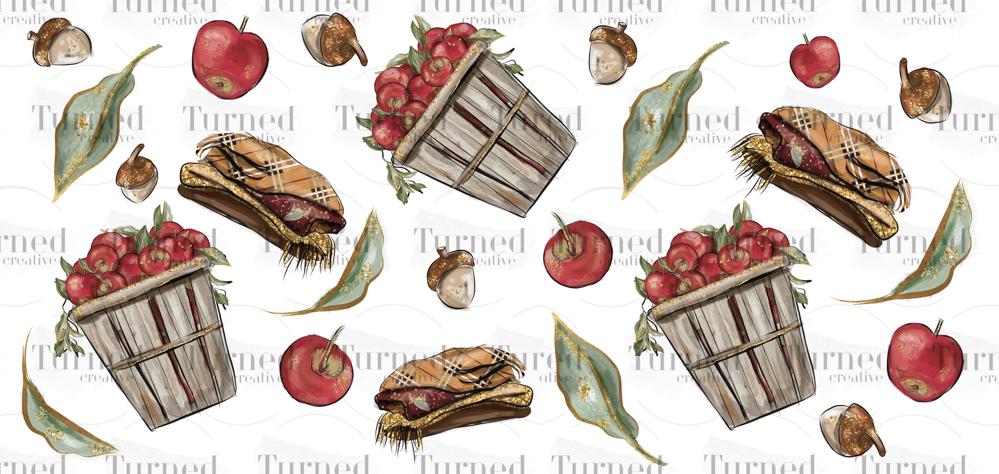 Apple Farm Rustic Chic uv wrap decal