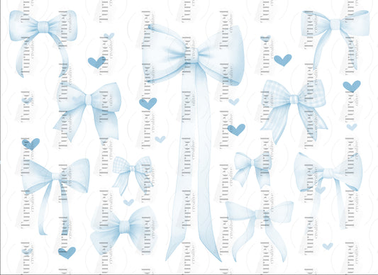 UV DTF Element Sheet: Coquette | Blue