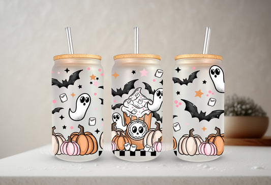 UV 16 oz Wrap: Cute Spooky Coffee