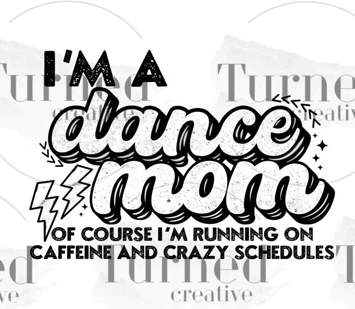 UV DTF Mini Decal: Dance Mom