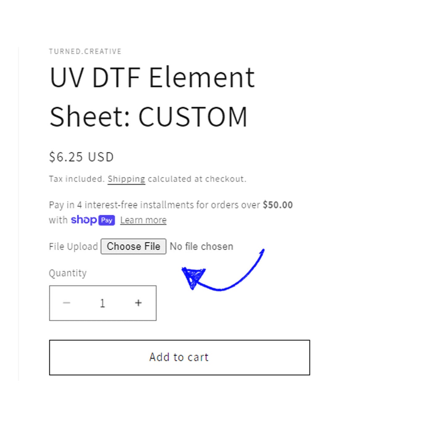 UV DTF Element Sheet: CUSTOM