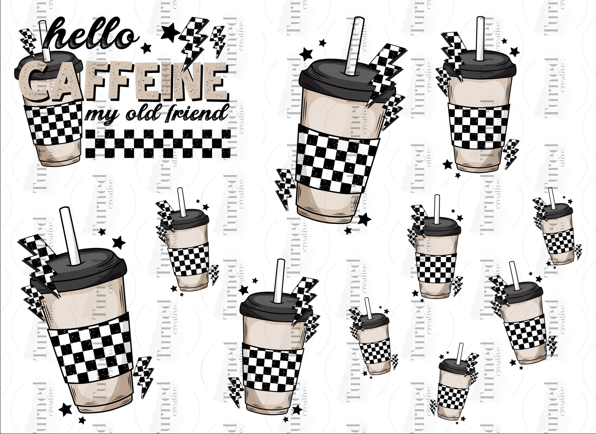 caffeine coffee cold brew late UV Element sheet