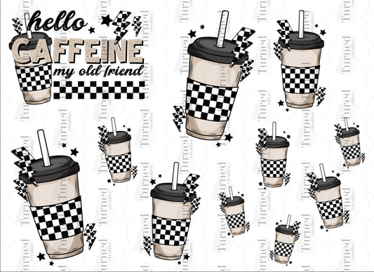 caffeine coffee cold brew late UV Element sheet