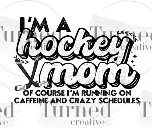 UV DTF Mini Decal: Hockey Mom