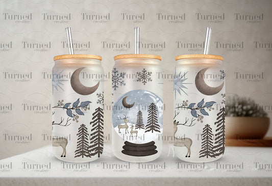 Christmas Winter Wonderland UV tumbler decal Wrap