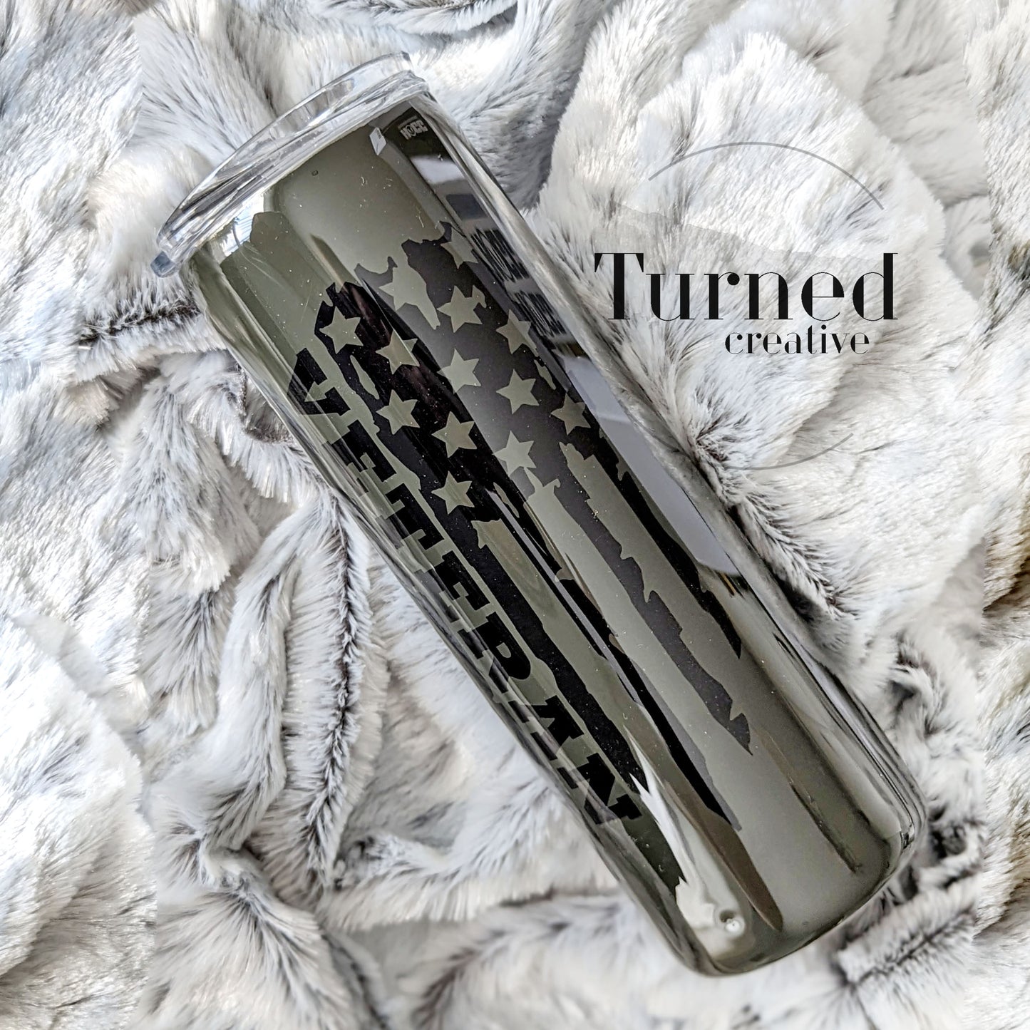 Men's or women's veteran handle tumbler